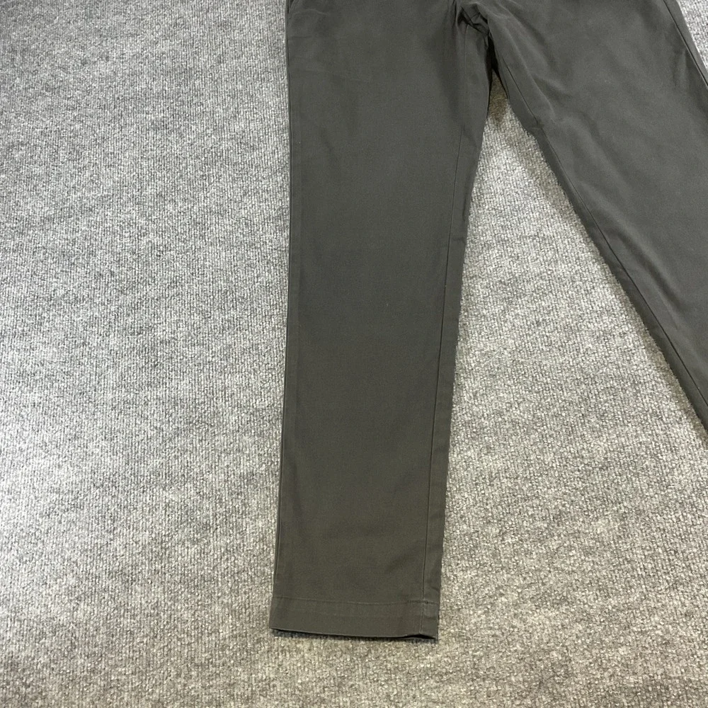 Banana Republic Mason Chino Pants 31x32 Black Stretch Casual Mens Slim Fit NEW